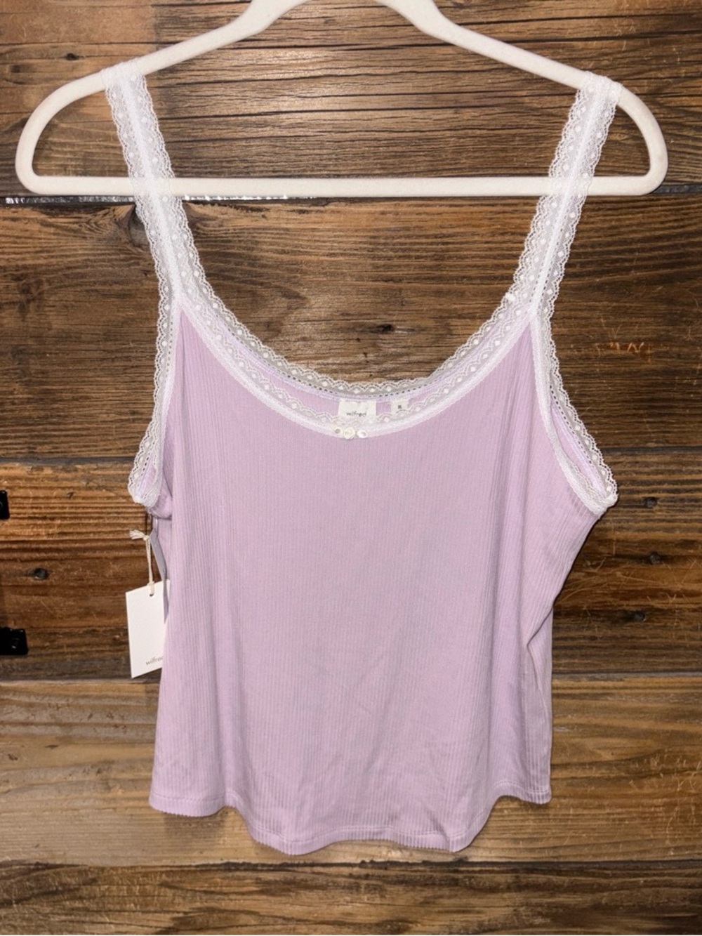 Wilfred Lavender Lace-Trim Camisole